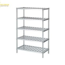 Giá đỡ bằng thép không gỉ ((SUS430), kệ 5 tầng, 1188 x 438 x 1800mm) SINKO-LTD RS5-12045