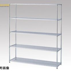 Giá đỡ bằng thép mạ Crom AS ONE 8-5084-01 1536-211 (Chịu tải 200kg, 5 kệ, kích thước 907 x 457 x 1810mm)