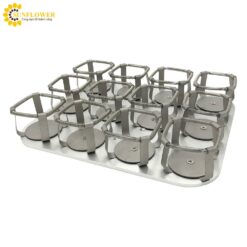 Giá đỡ bình lắc tủ ấm (100 - 150mL) AS ONE FP12-100