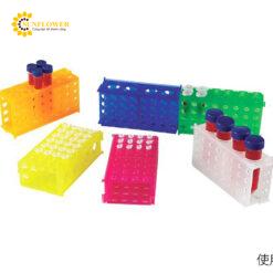 Giá đỡ ống 4 chiều (PP (Polypropylene), 5 màu đủ loại khác nhau, 5 cái) AS ONE 3-8570-02