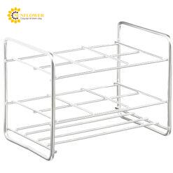 Giá đỡ ống nghiệm bằng thép không gỉ (2 x 3 Size: 37mm) AS ONE 2-9502-58 356