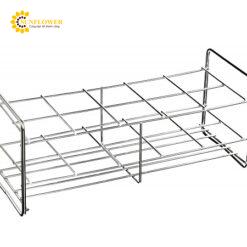 Giá đỡ ống nghiệm bằng thép không gỉ (2 x 5 Size: 42mm) AS ONE 2-9502-63 4010