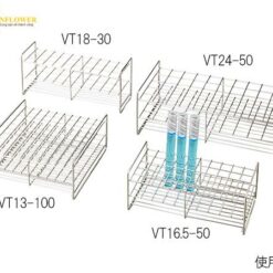 Giá đỡ ống nghiệm bằng thép không gỉ (φ24, 100 lỗ ống) AS ONE 3-6710-21 VT24-100