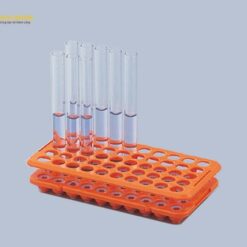 Giá đỡ ống nghiệm PP (Polypropylene) màu cam φ16.5mm x 50 Pcs AS ONE 1-8533-02 H1018