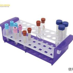 Giá đỡ ống (PP (Polypropylene), màu tím/ trắng, φ13/17mm) AS ONE 3-8667-03