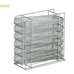 Giá đỡ pipet (thép không gỉ (SUS304), 6 kệ, 130 x 300 x 300mm) AS ONE 3-1464-02 SPR-6