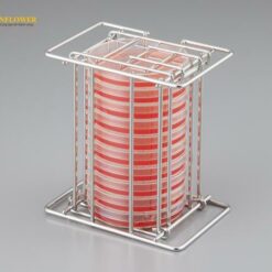 Giá đựng đĩa Petri (loại úp ngược, thép không gỉ (SUS304), φ90 x 15mm, đựng 10 cái) AS ONE 2-4217-01 STS-10