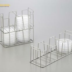 Giá đựng đĩa Petri mỏng (thép không gỉ (SUS304), φ90 x 15mm (6pcs / cột), φ90 x 20mm (4pcs / cột)) AS ONE 2-2044-01 SDR-2