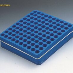 Giá đựng mẫu đông lạnh (Bọt xốp Polyethylene, 10 x 5 cột, φ10 - 16mm) AS ONE 2-4351-01 RB-50