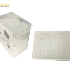 Giá đựng ống PCR 96 giếng (5 pcs, màu trong suốt) AS ONE 3-8666-02