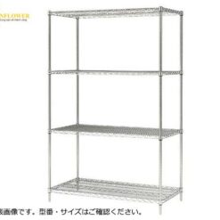 Giá kệ chống ăn mòn (chịu tải 250kg, 4 kệ, 605 x 460 x 1900mm) AS ONE 0-6896-01 AHM610S4/1900