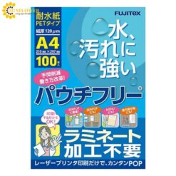 Giấy chống thấm cho máy in laser (loại PET, A4, 100 tờ) fjitex S3885-60