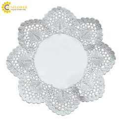 Giấy ren tròn màu bạc (φ175mm, 1 bộ (100 cái)) Inaba Paper Works 63-1259-71