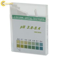 Giấy thử pH (pH3.8-5.4, 100 sheets/ box) AS ONE 1-1267-04 pH3.8-5.4