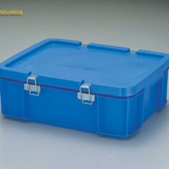 Hộp chứa bằng nhựa PP (polypropylene) có chốt (18.9L, màu xanh lam, 476 x 376 x 169mm) SANKO 20H