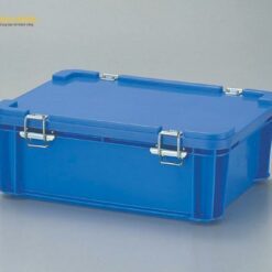 Hộp chứa bằng nhựa PP (polypropylene) có chốt (8.5L, màu xanh lam, 368 x 278 x 136mm) SANKO 9H