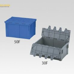 Hộp chứa bằng nhựa PP (polypropylene) không có lỗ (84L, màu xanh lam, 650 x 519 x 378mm) SANKO P#80