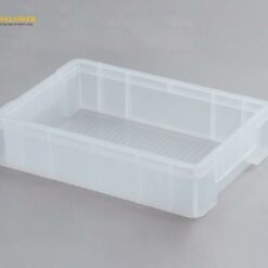 Hộp chứa bằng nhựa PP (polypropylene) (màu trong suốt, 458 x 306 x 111mm) SEKISUI PZ-0003