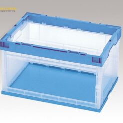 Hộp chứa gấp được (50L, PP (polypropylene), màu trong suốt, 530 x 366 x 320mm) SEKISUI OC-50N