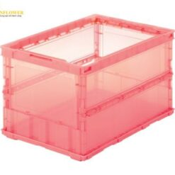 Hộp chứa gấp được (52.7L, PP (polypropylene), màu đỏ, không nắp) TRUSCO NAKAYAMA TSK-O50B