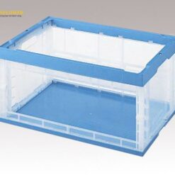 Hộp chứa gấp được (75L, PP (polypropylene), màu trong suốt, 650 x 440 x 329mm) SEKISUI OC-75N