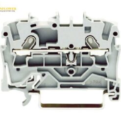 Hộp đấu dây rơle kiểu lò xo (màu xám, 2 dây, 48.5 x 33.0mm) WAGO 2001-1201-PK