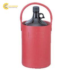 Hộp đựng chai an toàn (EPDM, 2.5 - 4L, φ170mm, màu đỏ) Eagle Thermoplastics B-100