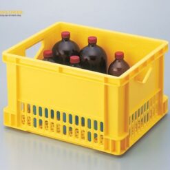 Hộp đựng chai có tấm ngăn (PP (polypropylene), tối đa 12 chai, 418 x 350 x 242mm) AS ONE 3-186-01 BC-12