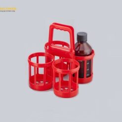Hộp đựng chai có tay cầm (4 chỗ, φ110mm, 310 x 300 x 270mm) Kartell 396