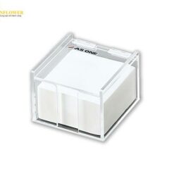 Hộp đựng giấy thuốc (Nhựa acrylic, 104 x 105 x 78mm, đựng 1000 tờ) AS ONE 3-6797-01