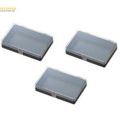 Hộp đựng hình vuông có bản lề (87 x 57 x 19mm, dẫn điện + chống tĩnh điện, 30 pcs) AS ONE 1-9408-24