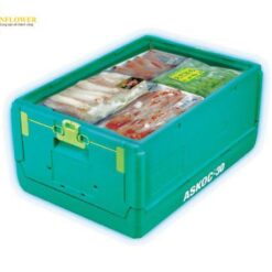 Hộp đựng thức ăn (màu xanh lá cây, 29L, PE, PP) Mitsubishi Chemical ASKOC-30-SET GN