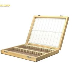 Hộp gỗ đựng 100 sheets 255 x 200 x 38mm AS ONE 2-165-01 W-100