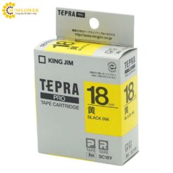 Hộp mực máy in nhãn Tepra PRO màu vàng King Jim SC18Y