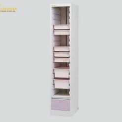 Hộp ngăn kéo chứa phụ kiện (khung / thép (phủ melamine), ray/ nhựa ABS, 475 x 350 x 1810mm) ALTIA NT-350-HL
