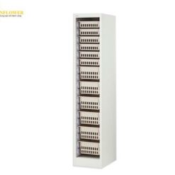 Hộp ngăn kéo chứa phụ kiện (khung / thép (phủ melamine), ray/ nhựa ABS, 475 x 350 x 1810mm) ALTIA NT-350-H