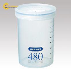 Hộp nhựa PP (polypropylene) tròn 480mL φ89 x 120mm ASVEL PS-15