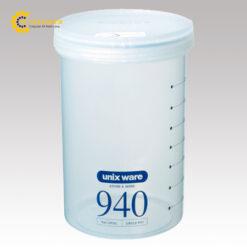 Hộp nhựa PP (polypropylene) tròn 940mL φ108 x 150mm ASVEL PS-25