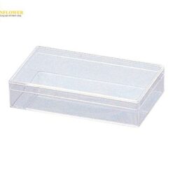 Hộp nhựa vuông PS (Polystyrene) (148 x 84 x 32mm, 10 Pcs) AS ONE 1-4698-08 Type 8