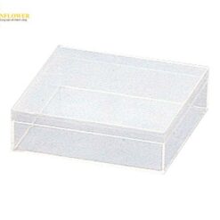 Hộp nhựa vuông PS (Polystyrene) (87 x 57 x 19mm, 30 Pcs) AS ONE 1-4698-04 Type 4