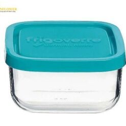 Hộp thủy tinh trong nhà bếp (340mL, 100 x 110 x 52mm) Bormioli Rocco 8004360033854