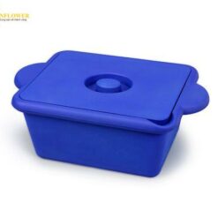 Hộp trữ đông lạnh (4L, hình vuông, màu xanh) AS ONE 3-8579-03
