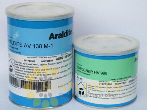 Keo Epoxy hai thành phần Araldite AV 138M-1 và Hardener HV 998