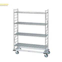 Kệ chứa (658 x 363 x 1996mm, chịu tải 250kg) AS ONE 3-305-02 SS610