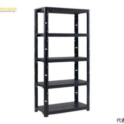 Kệ nhựa lắp ráp (màu đen, PP (polypropylene), chịu tải 100kg, 900 x 450 x 1800mm) TRUSCO NAKAYAMA TPT-6345C-BK
