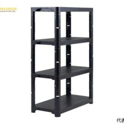 Kệ nhựa lắp ráp (màu đen, PP (polypropylene), chịu tải 100kg, 900 x 450 x 1372mm) TRUSCO NAKAYAMA TPT-5344C-BK