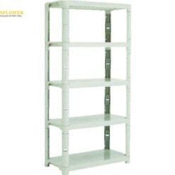 Kệ nhựa lắp ráp (màu kem, PP (polypropylene), chịu tải 100kg, 900 x 450 x 1800mm) TRUSCO NAKAYAMA TPT-6345C