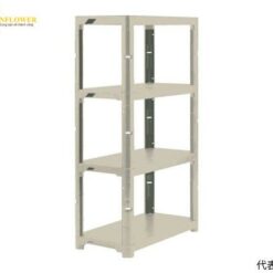 Kệ nhựa lắp ráp (màu kem, PP (polypropylene), chịu tải 100kg, 900 x 450 x 1800mm) TRUSCO NAKAYAMA TPT-6344C