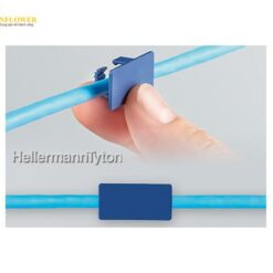 Kẹp bó dây (φ5.1 ~ 6.0mm, 26 x 13mm, 100pcs/ túi) HellermannTyton MCMC5-BLU