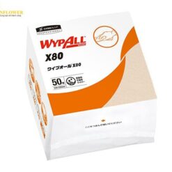 Khăn lau WYPALL X80 Wipers Folded in Four Type 50 Pieces x 12 Bag NIPPON PAPER CRECIA Co., LTD 60585